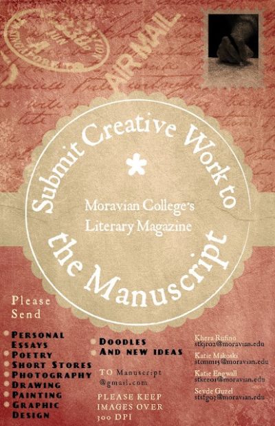 Graphic Design: Poster Design – Moravian College’s Library Magazine